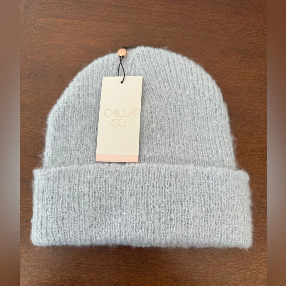 NWT Calia Luxe Beanie in Light Blue